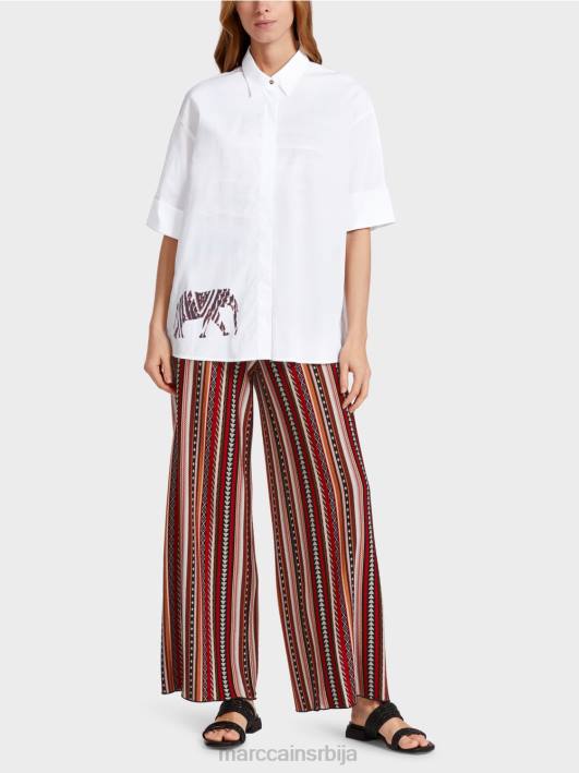 блуза са рукавима 3/4 Marc Cain D688909 бео одећу