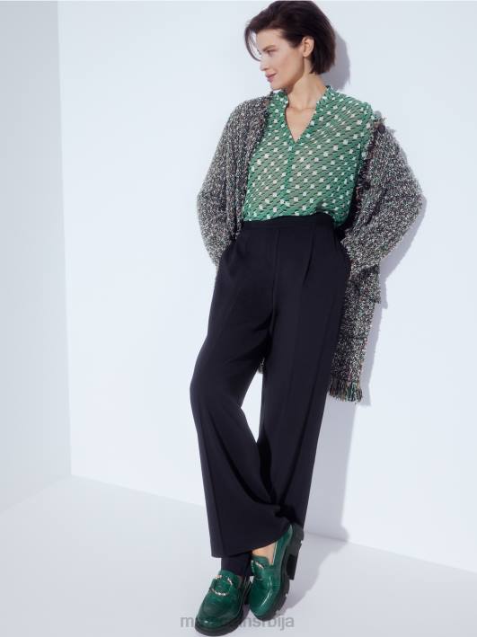 блуза у геометријском узорку Marc Cain D6881000 маховина зелена одећу