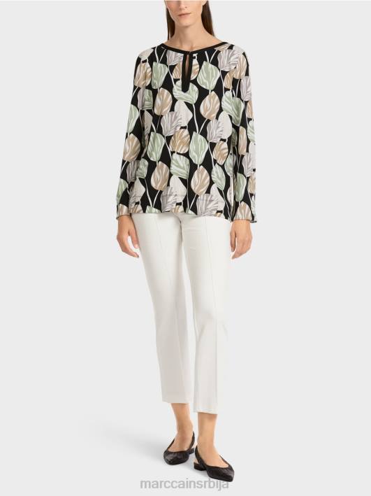 горњи део у стилу блузе дугих рукава Marc Cain D6881007 прах менте одећу
