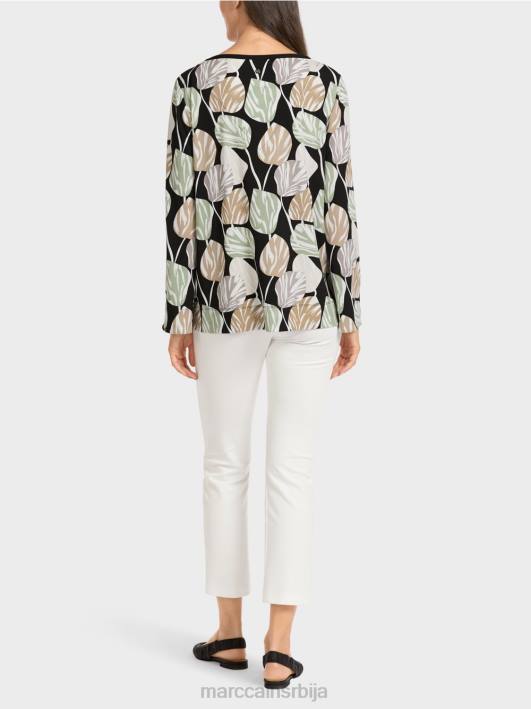 горњи део у стилу блузе дугих рукава Marc Cain D6881007 прах менте одећу