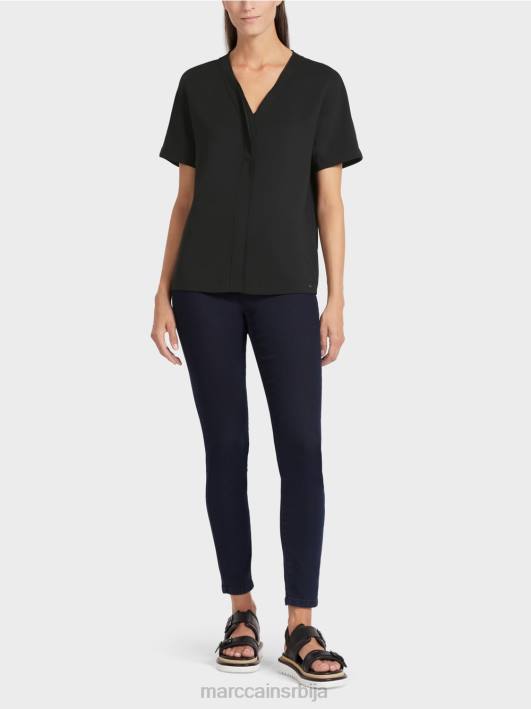 обичан горњи део кимона Marc Cain D6881008 црн одећу