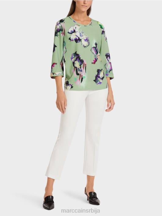 врх у стилу блузе са три четвртине рукава Marc Cain D6881009 прах менте одећу
