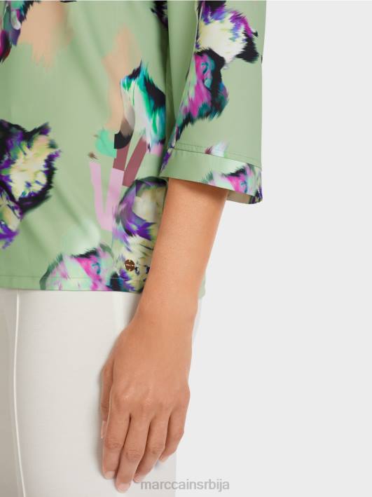 врх у стилу блузе са три четвртине рукава Marc Cain D6881009 прах менте одећу