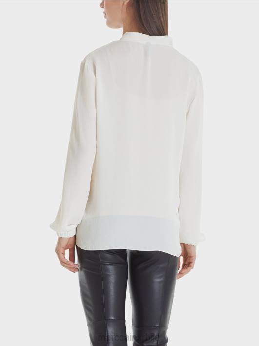 широка блуза Marc Cain D6881028 прљаво бело одећу