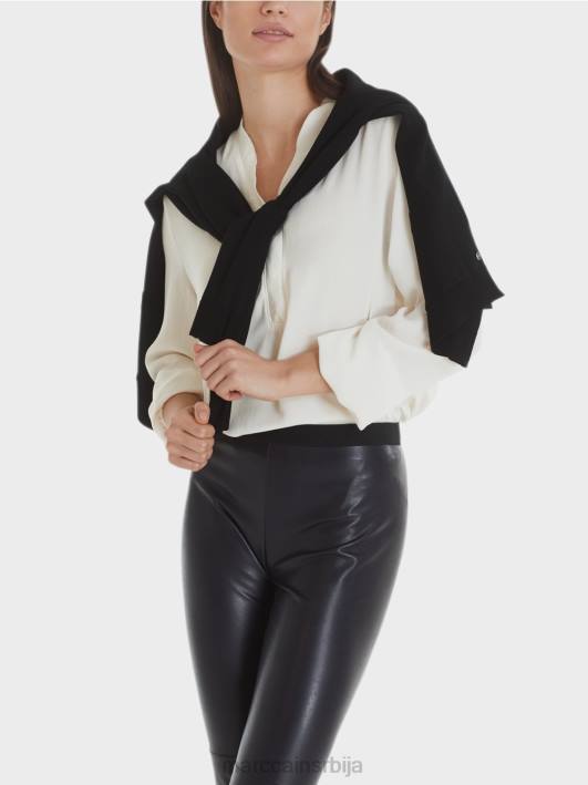 широка блуза Marc Cain D6881028 прљаво бело одећу