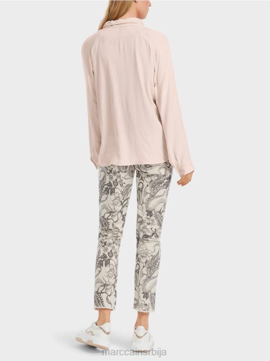 уни кимоно блуза Marc Cain D688839 цвет бадема одећу