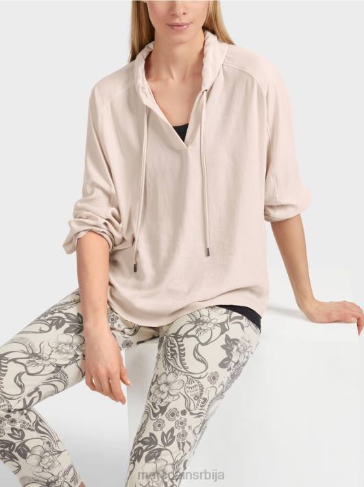 уни кимоно блуза Marc Cain D688839 цвет бадема одећу
