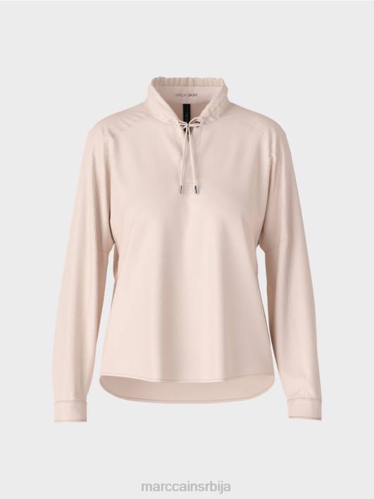 уни кимоно блуза Marc Cain D688839 цвет бадема одећу