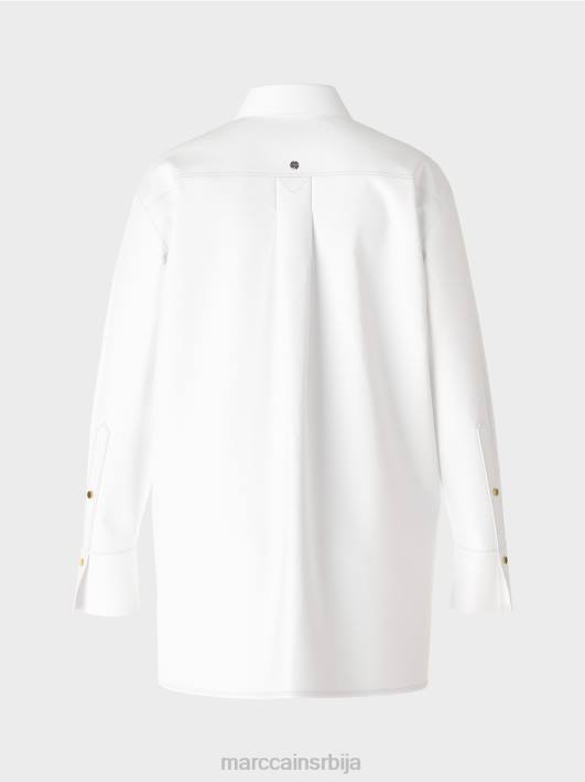 кошуља блуза са цветним принтом Marc Cain D688843 бео одећу