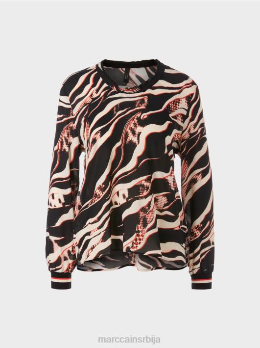 блуза са целом штампом Marc Cain D688849 цампари одећу