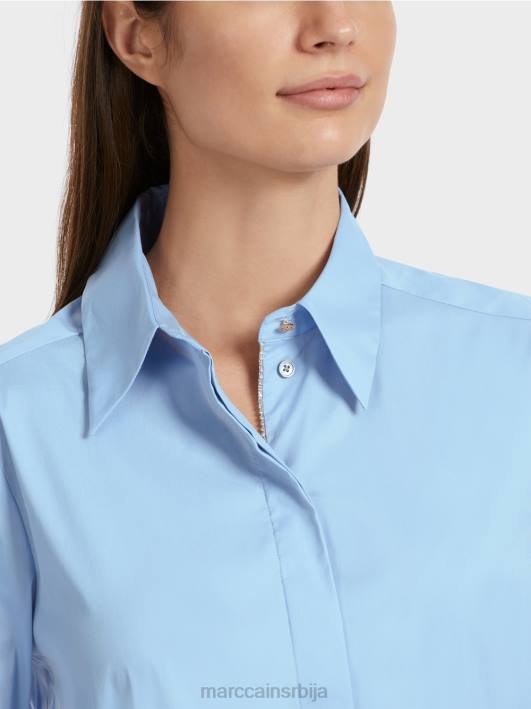 блуза са продуженим леђима Marc Cain D688857 тамно летње небо одећу