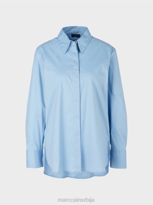 блуза са продуженим леђима Marc Cain D688857 тамно летње небо одећу