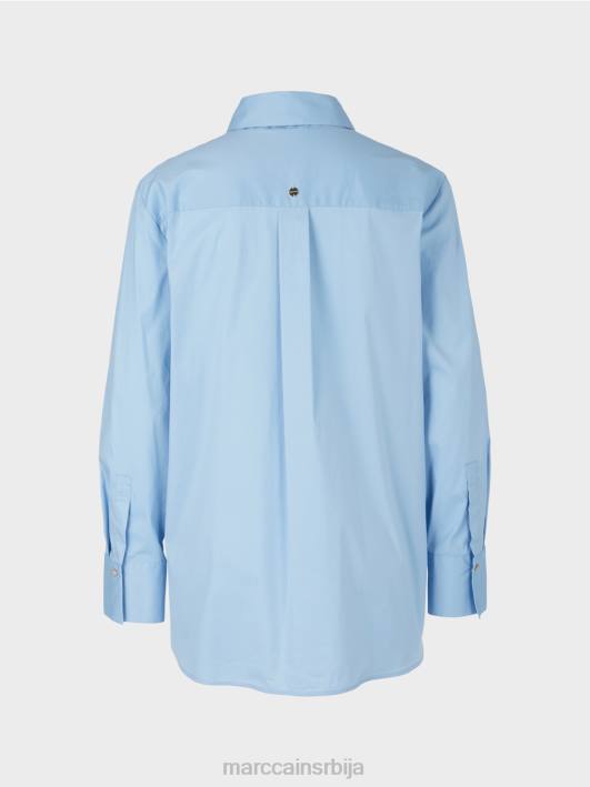 блуза са продуженим леђима Marc Cain D688857 тамно летње небо одећу