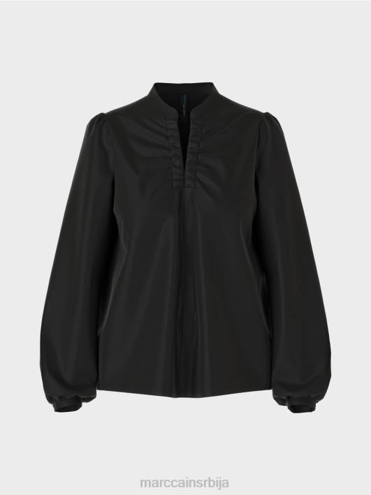 блуза са женственим детаљима Marc Cain D688863 црн одећу