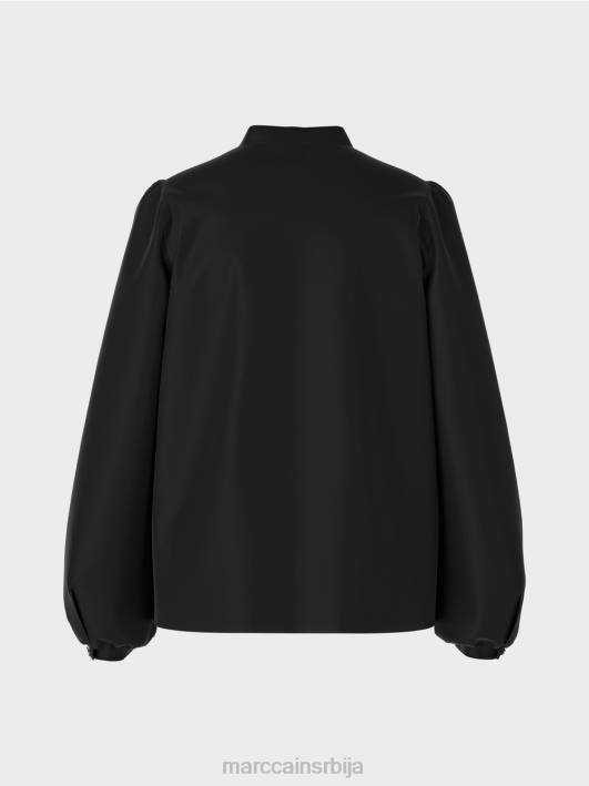 блуза са женственим детаљима Marc Cain D688863 црн одећу