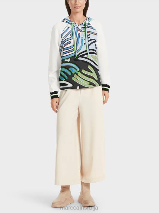 спортска блуза од техно-џерсија Marc Cain D688869 меки прах плаве боје одећу