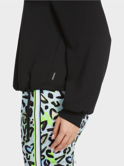 блуза са везицом Marc Cain D688876 црн одећу