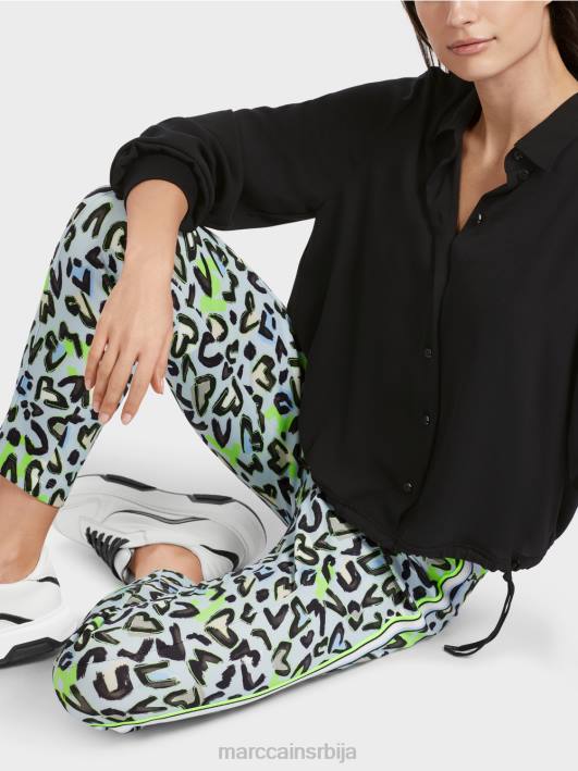 блуза са везицом Marc Cain D688876 црн одећу