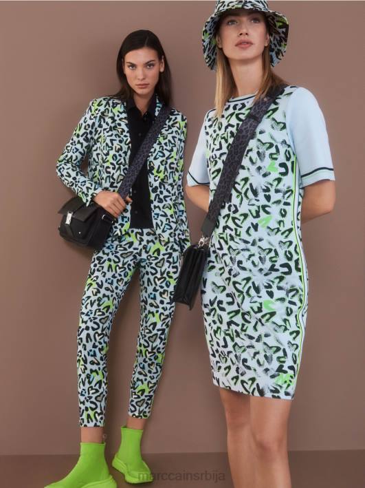 блуза са везицом Marc Cain D688876 црн одећу