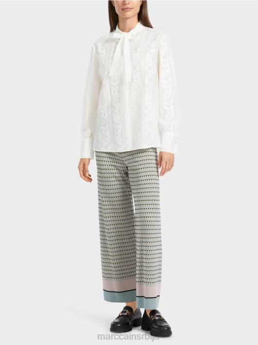 елегантна блуза са везом Marc Cain D688878 прљаво бело одећу