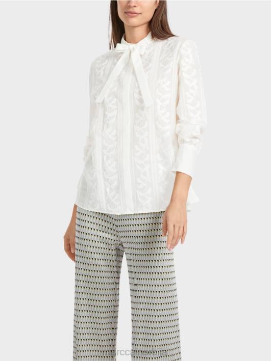 елегантна блуза са везом Marc Cain D688878 прљаво бело одећу