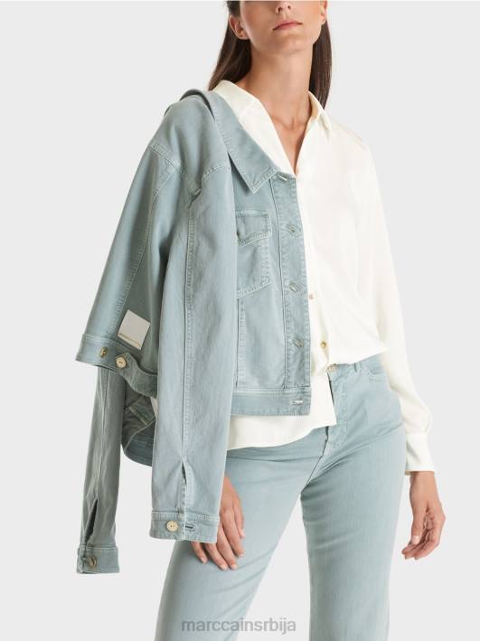 класична кошуља блуза са В-изрезом Marc Cain D688884 прљаво бело одећу