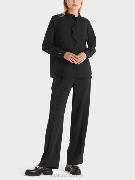 тече блуза Marc Cain D688895 црн одећу