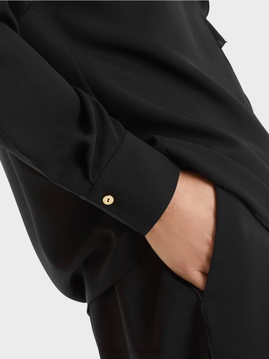 тече блуза Marc Cain D688895 црн одећу