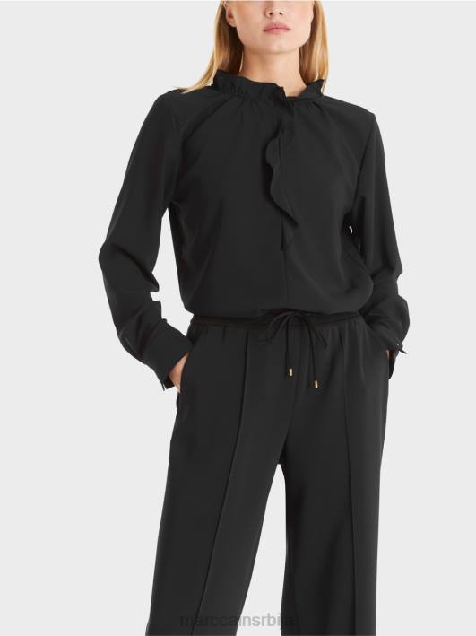 тече блуза Marc Cain D688895 црн одећу