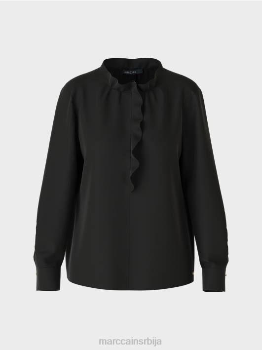 тече блуза Marc Cain D688895 црн одећу