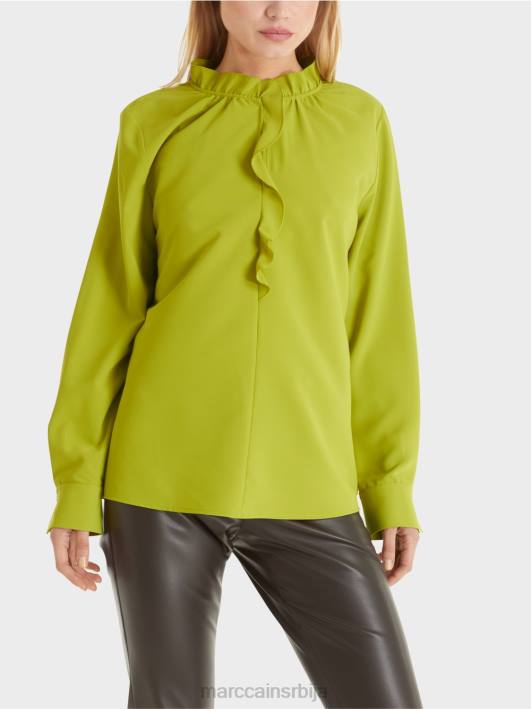 тече блуза Marc Cain D688901 светло маслинасто зелено одећу
