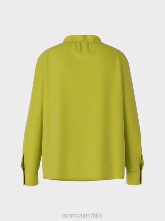 тече блуза Marc Cain D688901 светло маслинасто зелено одећу