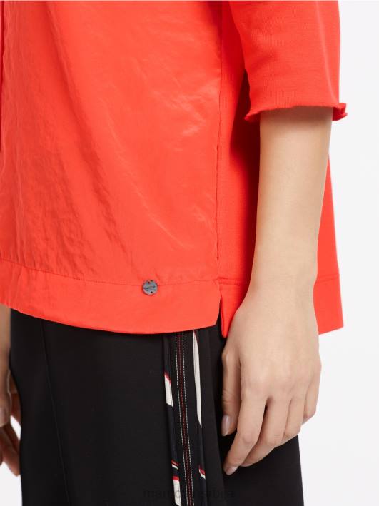 блуза са мешавином материјала Marc Cain D688904 цампари одећу