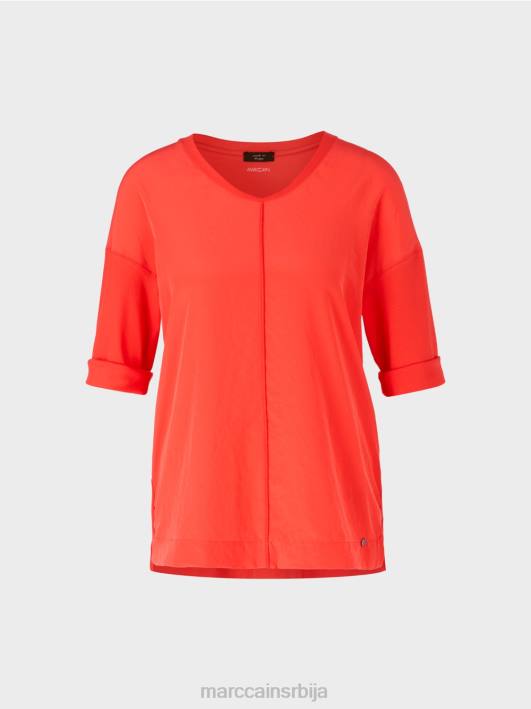 блуза са мешавином материјала Marc Cain D688904 цампари одећу