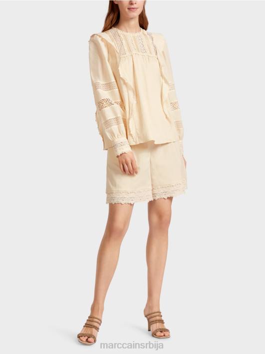 етнички инспирисана блуза Marc Cain D688911 цреме одећу