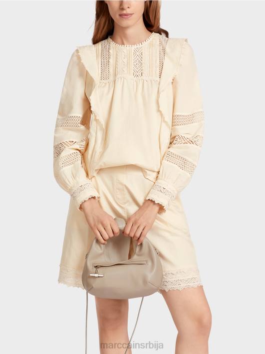 етнички инспирисана блуза Marc Cain D688911 цреме одећу
