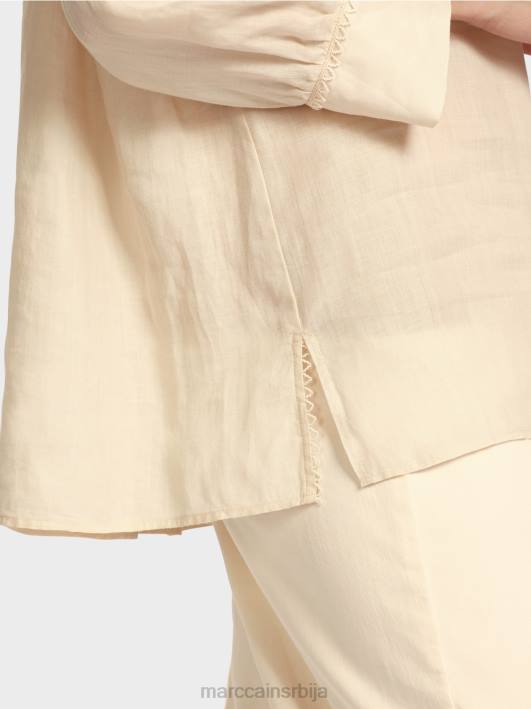 блуза у рамију (кинеска трава) Marc Cain D688916 цреме одећу