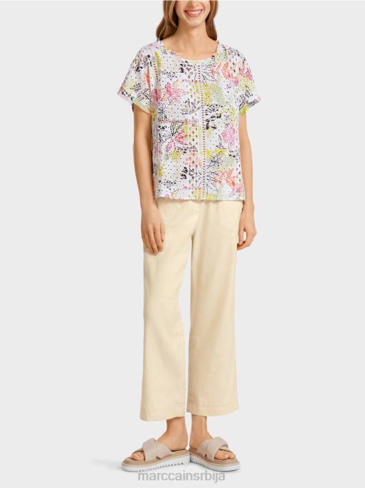 шарена блуза са бродерие англаисе Marc Cain D688932 лагана лимеада одећу