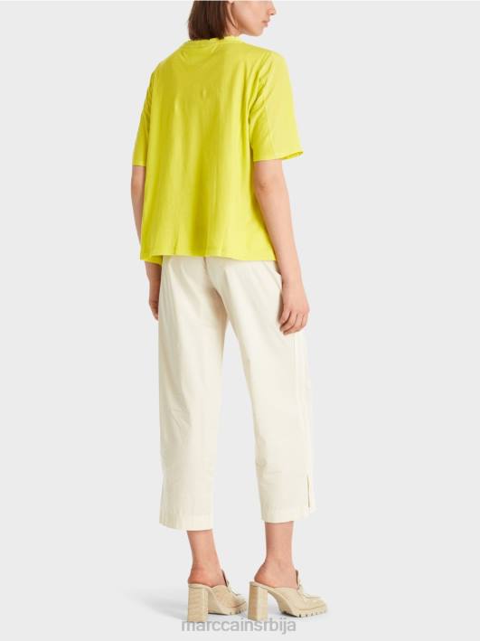 врх у стилу блузе у мешавини материјала Marc Cain D688935 лагана лимеада одећу