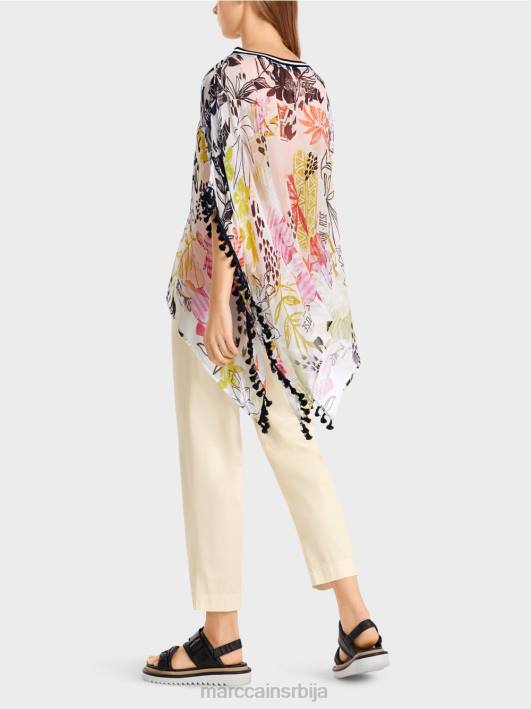 блуза са помпонима Marc Cain D688941 лагана лимеада одећу