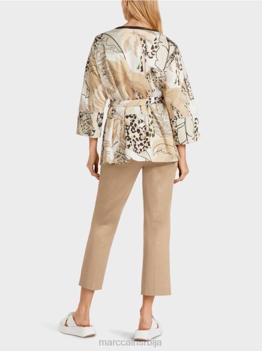 дуга блуза са шиљком Marc Cain D688950 дубок песак одећу