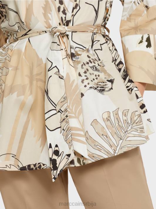 дуга блуза са шиљком Marc Cain D688950 дубок песак одећу