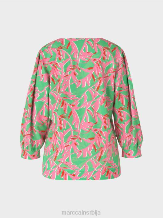 летња блуза Marc Cain D688969 светли жад одећу