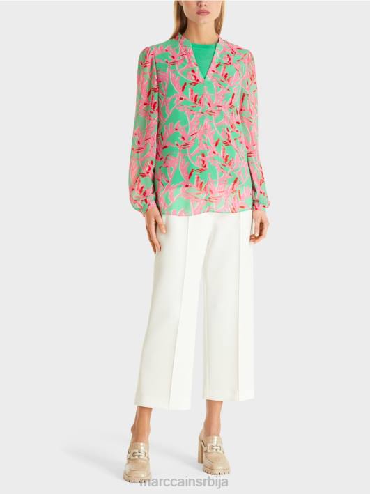 тече блуза Marc Cain D688974 светли жад одећу