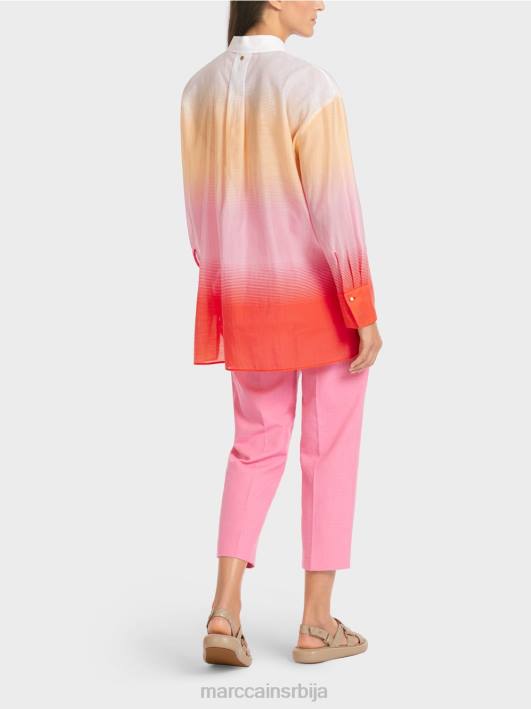 елегантна блуза са свилом Marc Cain D688975 светло розе одећу
