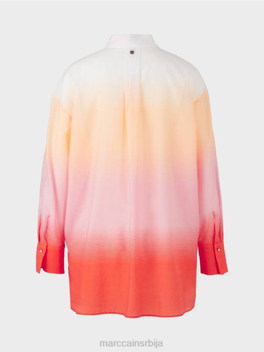 елегантна блуза са свилом Marc Cain D688975 светло розе одећу