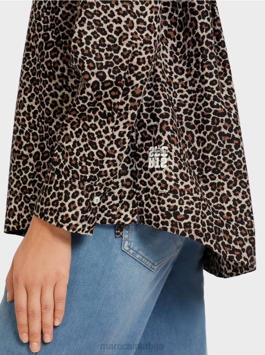 блуза у стилу кошуље „промислимо заједно“. Marc Cain D688977 крема у праху одећу