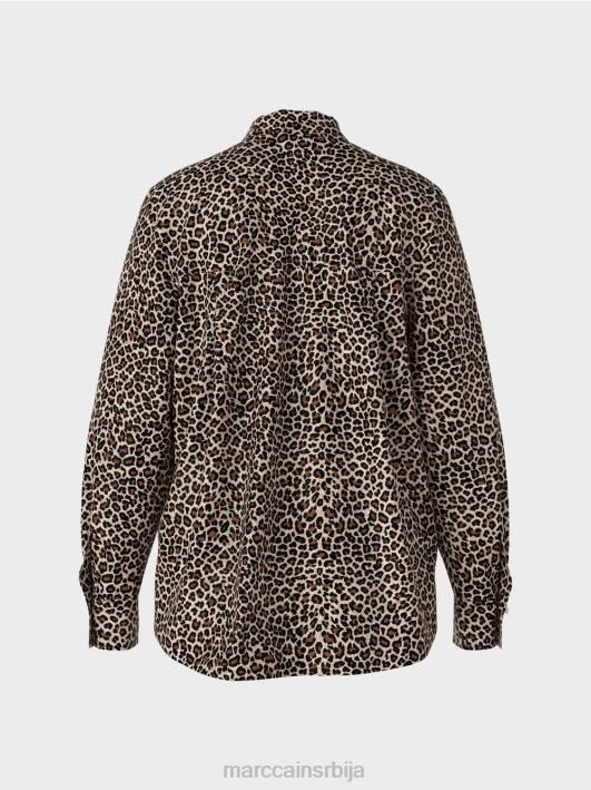 блуза у стилу кошуље „промислимо заједно“. Marc Cain D688977 крема у праху одећу