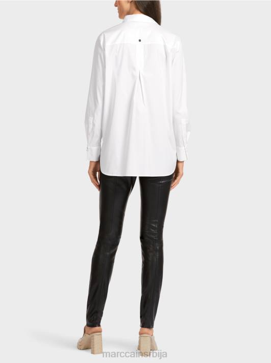 превелика блуза у стилу кошуље Marc Cain D688987 бео одећу
