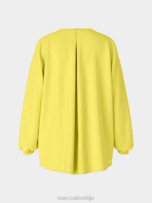 лагани врх у стилу блузе Marc Cain D688988 зелени сумпор одећу